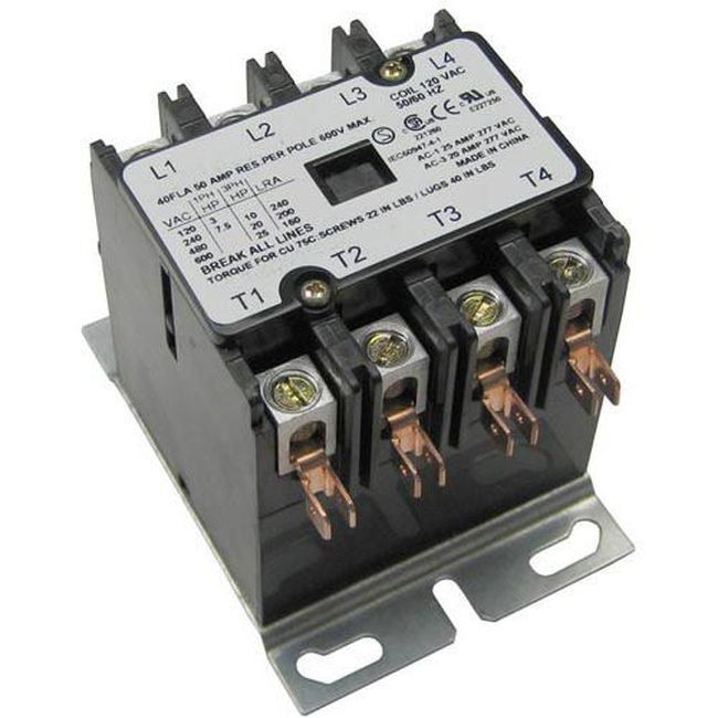 Cleveland Cle101899 40/50 Amps 120 Volts 4 Pole Contactor