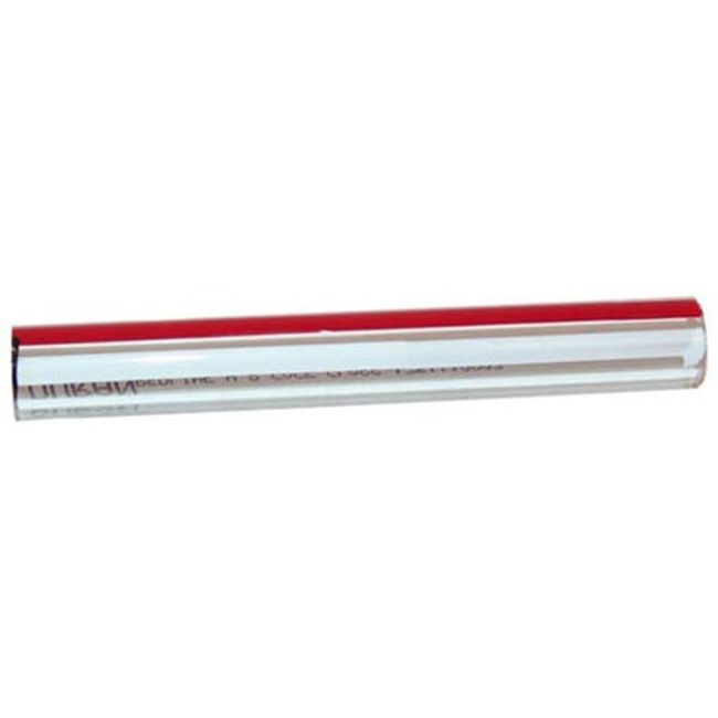 CLE101900 Red and White Stripe Sight Glass Tube, 5/8 x 4-3/4 in