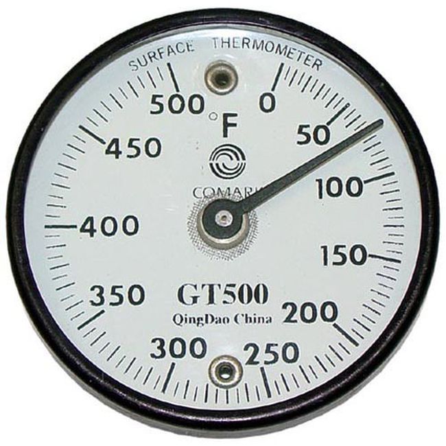 Comark Cokgt500k 0-500°f Grill Surface Thermometer, 2 In Dia.