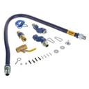 DOR1675KIT2S48 Blue Hose Gas Hose Connector Kit, 3/4 in Dia. x 48 in
