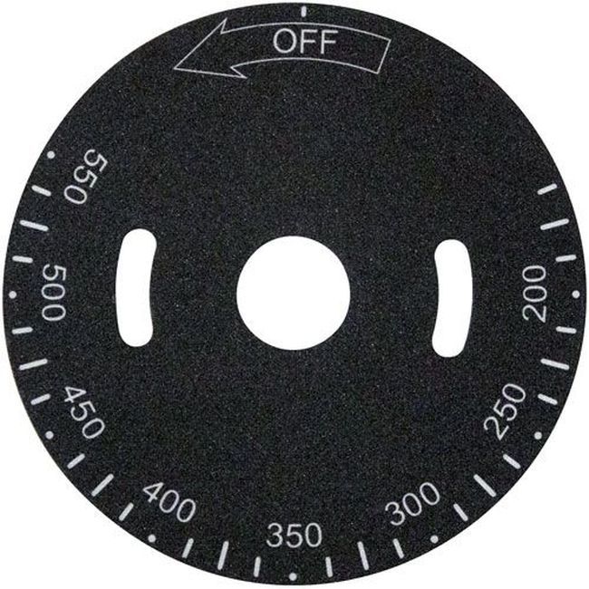 Vulcan Hart Vul00-498037-0000a 200-550°f Temperature Dial Plate