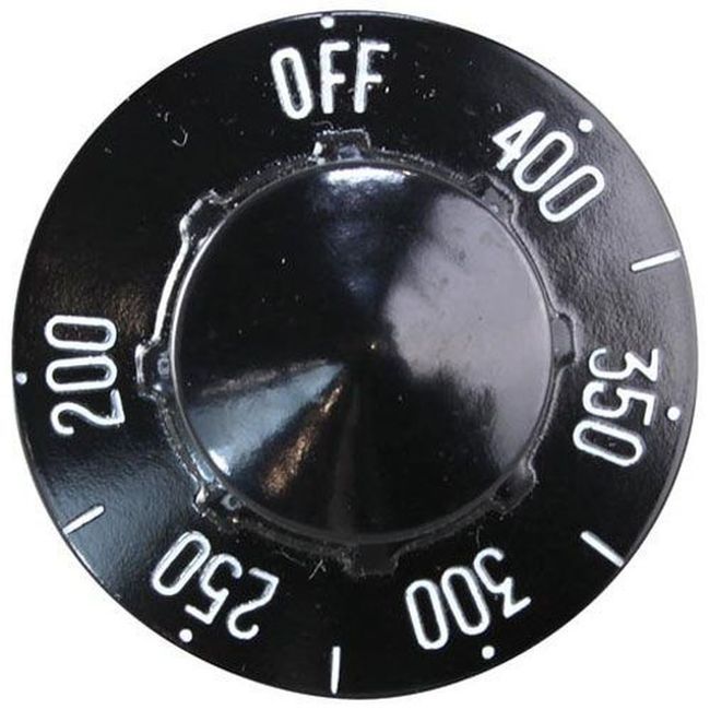 Off 400-200 Black Tstat Dial With White Numbers For Southbend Part Number 1182156