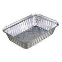 Aluminum Silver Oblong Container