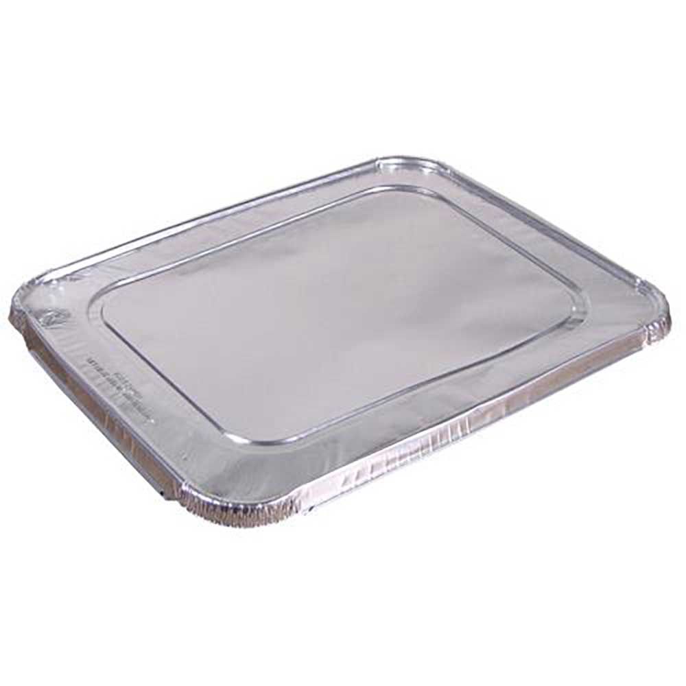 Pactiv Housse De Table À Vapeur Demi-format En Aluminium Argenté, 12,3 X 9,9 X 0,6 Po -- 100 Par Boîte