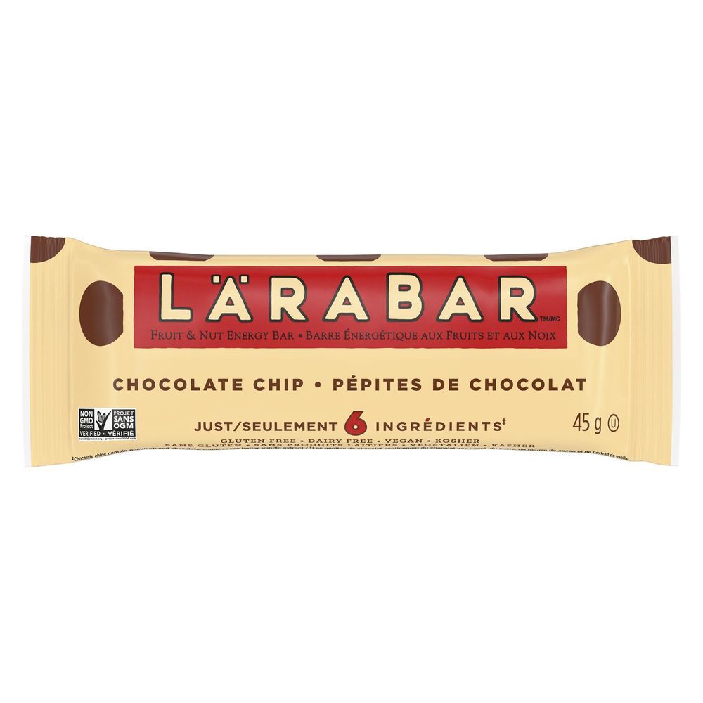Larabar Chocolate Chip Fruit And Nut Energy Bar, 45 G -- 16 Per Case