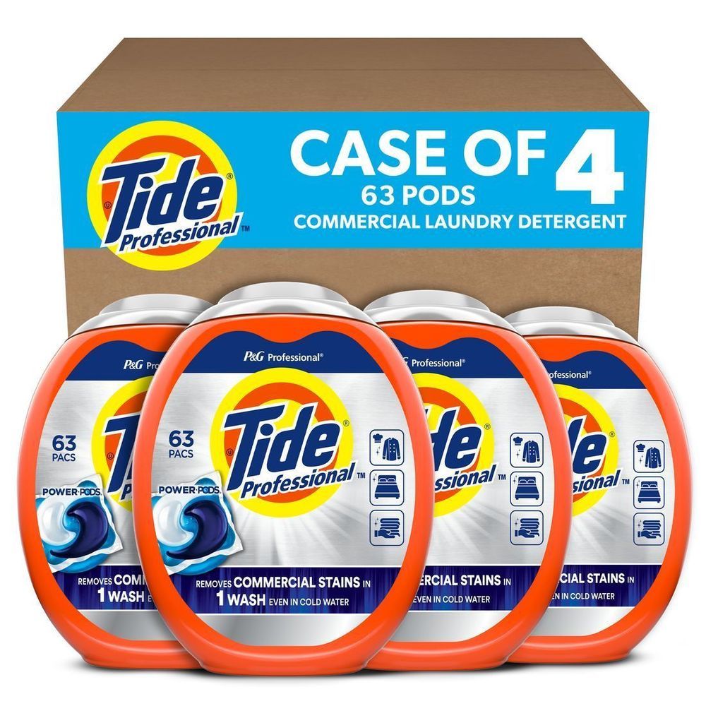 Tide Professional Lessive En Capsules Power Pods Pour Usage Commercial, 3,4 Kg – 4 Par Carton