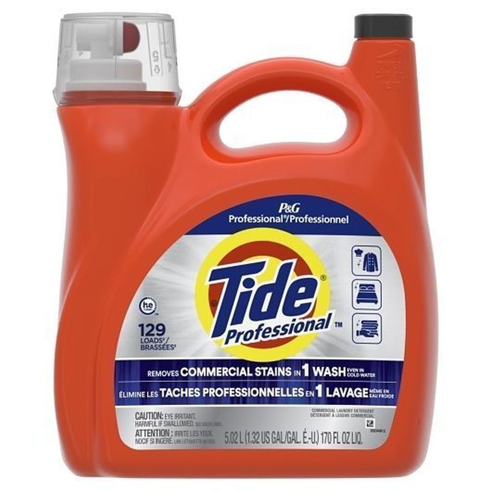 Tide Professional Lessive Liquide Commerciale, 5,02 L – 4 Par Carton