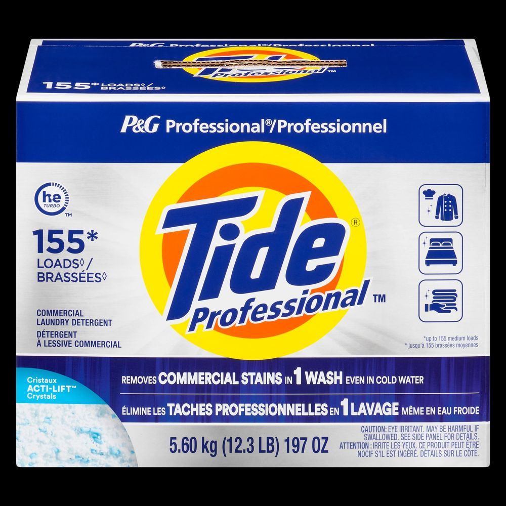 Tide Professional Commercial Laundry Powder Detergent, 197 Oz