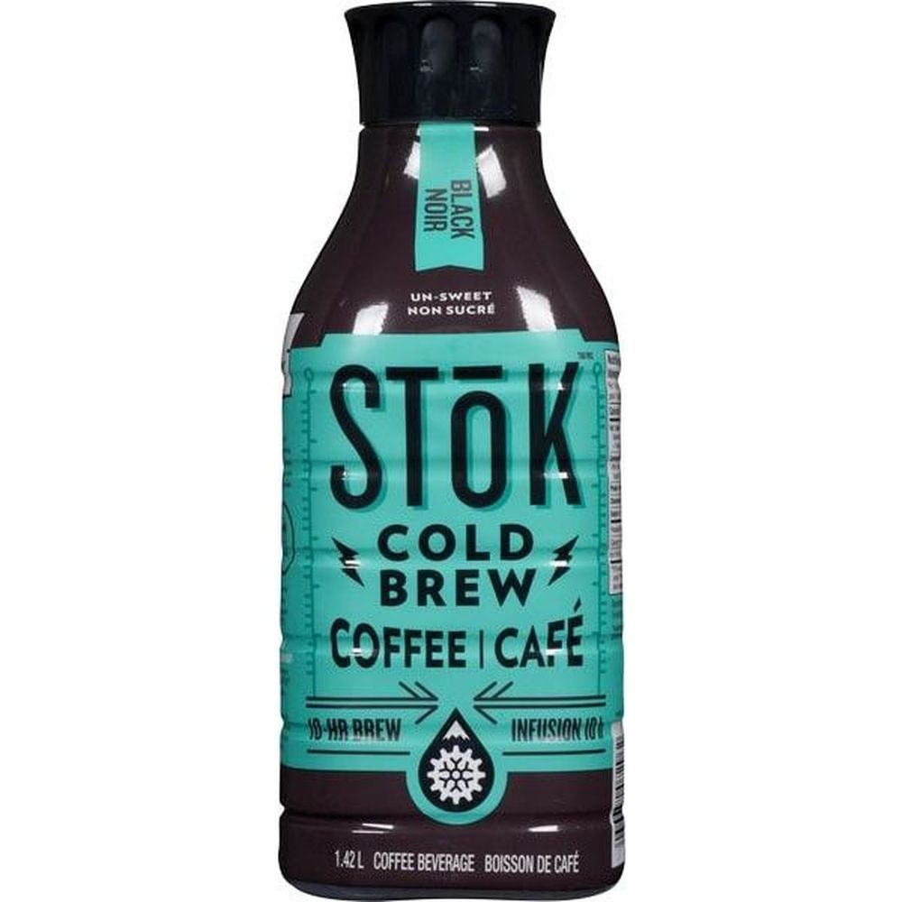 Stok Unsweetened Black Cold Brew Coffee, 1.42 L -- 6 Per Case