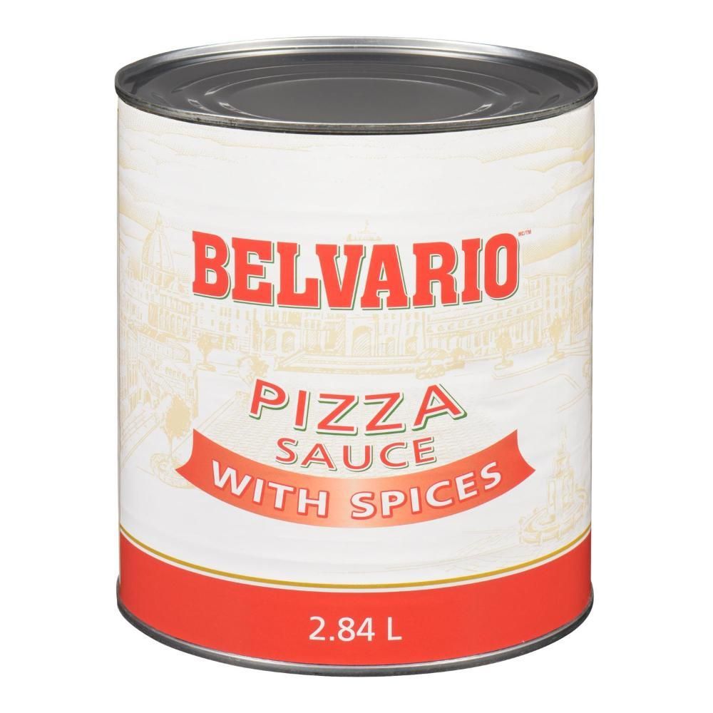 Belvario Sauce À Pizza Aux Épices, 2,84 L – 6 Par Caisse