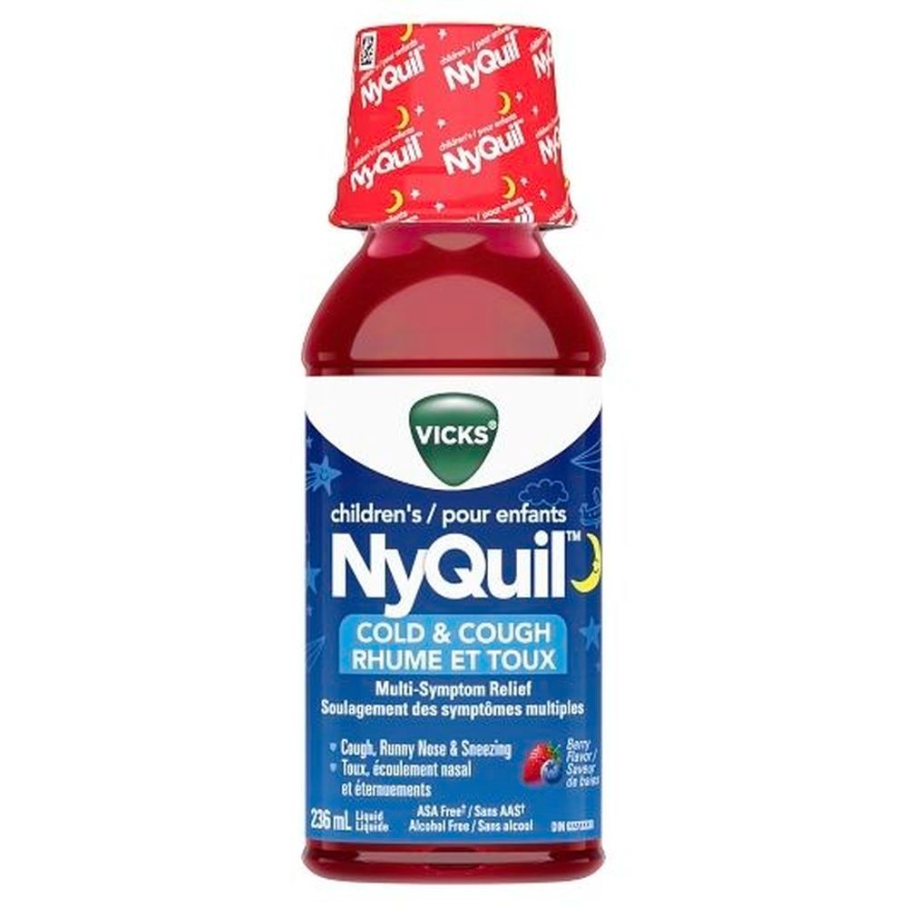 Vicks Childrens Berry Flavored Multi-symptom Respiratory Relief, 236 Ml -- 12 Per Case
