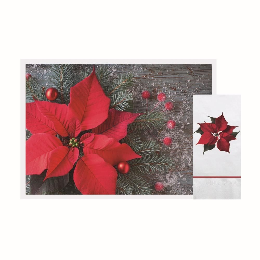 Lapaco Poinsettia Flower Combo Kit, 250 Count - 2 Per Case