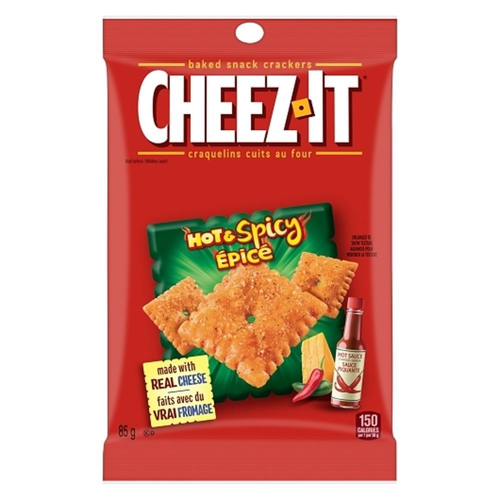 Cheez-it Craquelins Épicés, 85 G – 36 Par Boîte