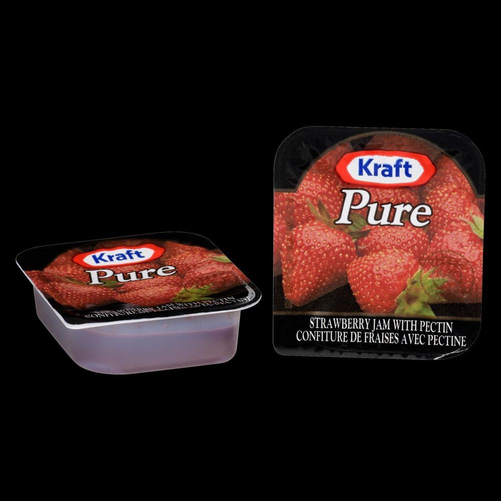 Kraft Gluten Free Pure Strawberry Jam - Portion Pack, 16 Ml -- 200 Per Case
