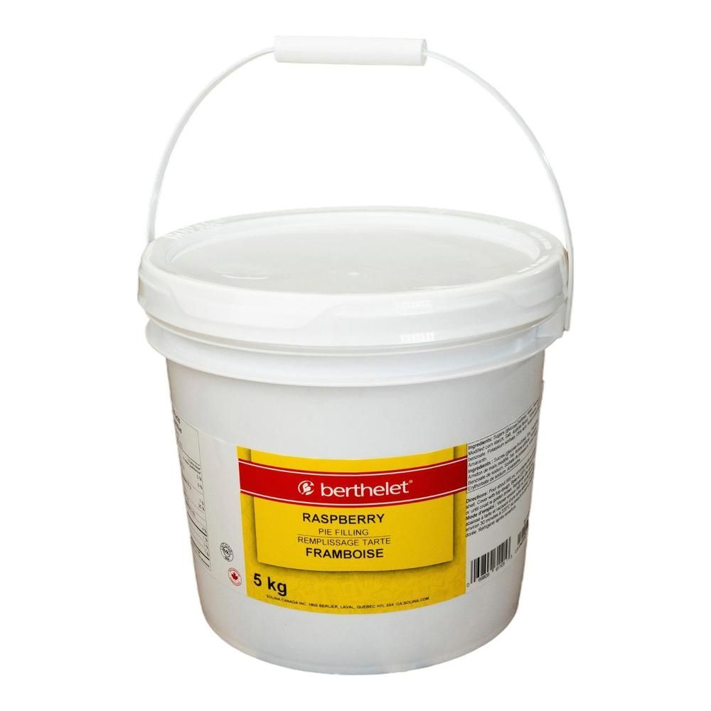 Berthelet Raspberry Pie Filling, 5 Kg