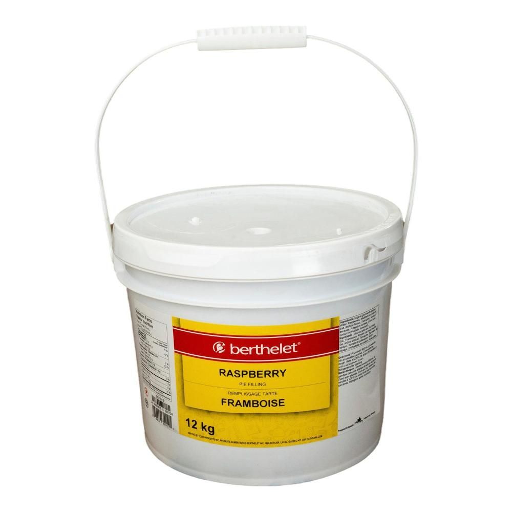 Berthelet Raspberry Pie Filling, 12 Kg