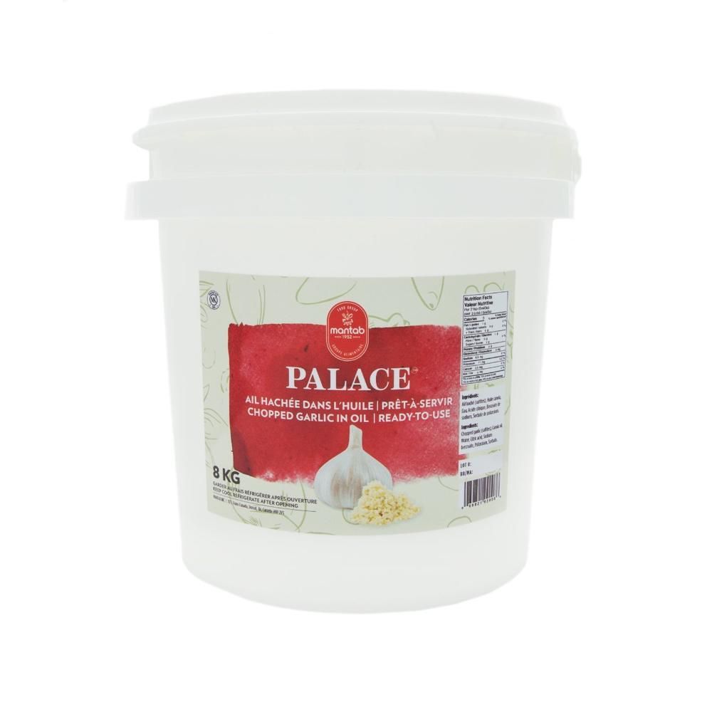 Chefmax Ail Haché À L'huile, 8 Kg