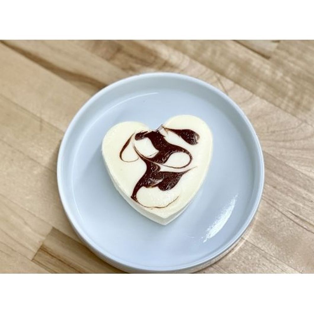Tennessee Cheesecake Chocolate Swirl Cheesecake Heart, 63.79 G -- 104 Per Case