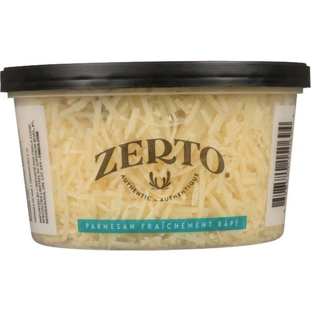 Zerto Shredded Parmesan Cheese Cup, 140 G -- 12 Per Case
