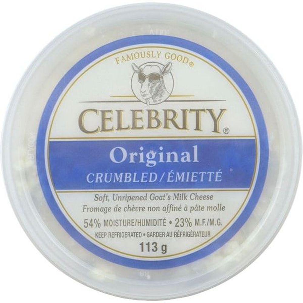 Celebrity Fromage De Chèvre Nature Émietté, 113 G -- 9 Par Caisse