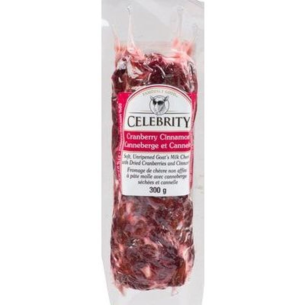 Celebrity Fromage De Chèvre Aux Canneberges Et À La Cannelle, 300 G -- 6 Par Boîte
