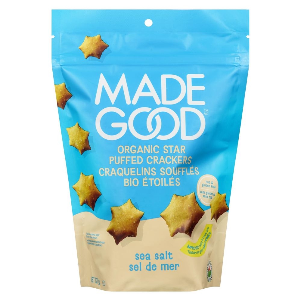 Organic Sea Salt Star Puffed Cracker