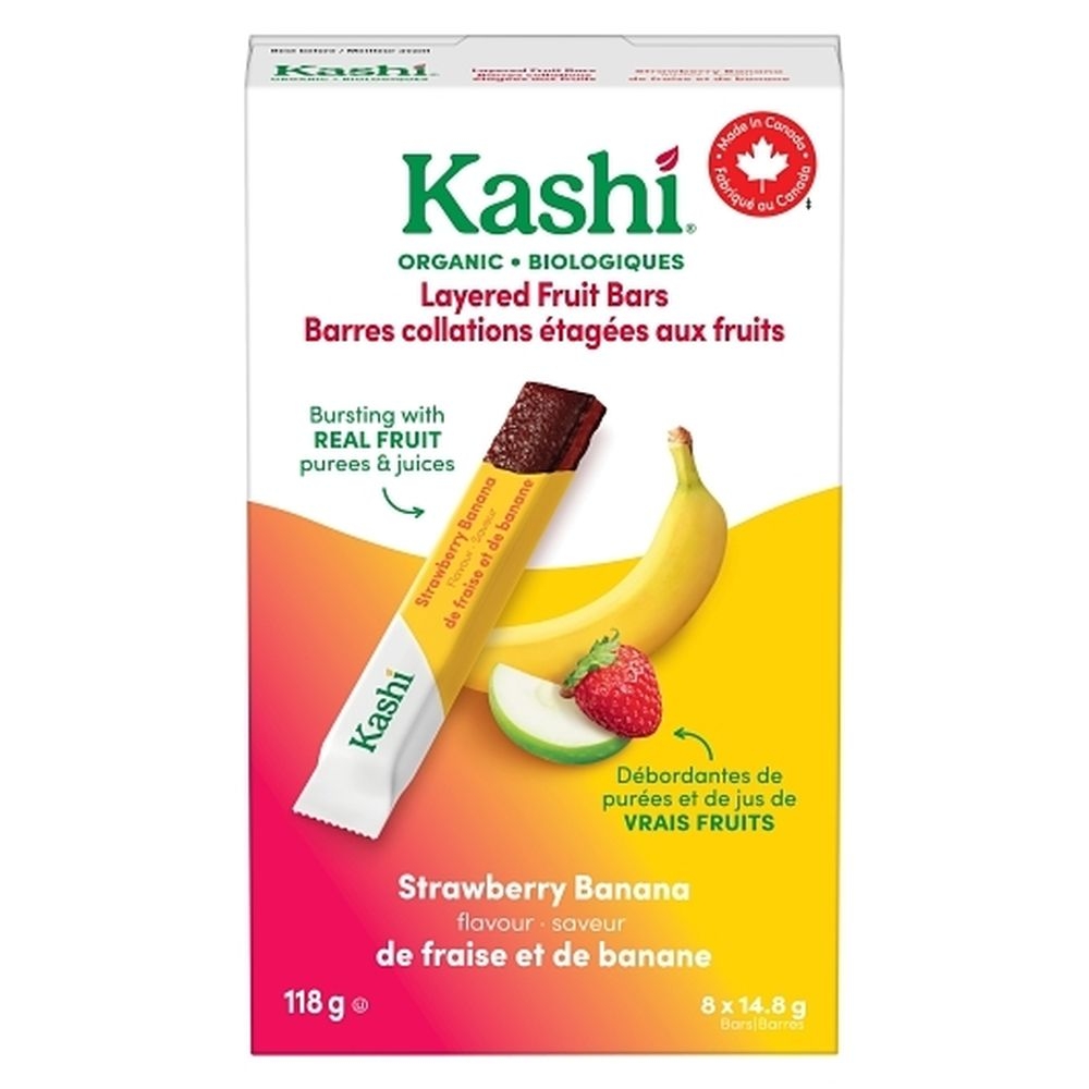 Organic Strawberry Banana Layered Fruit Bar