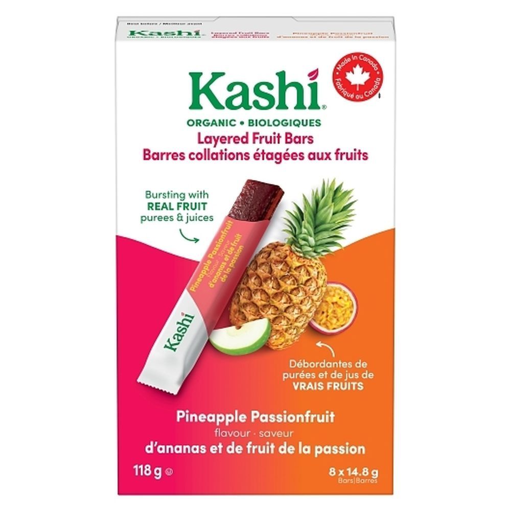 Kashi Organic Pineapple Passion Fruit Layered Fruit Bar, 118 G -- 6 Per Case