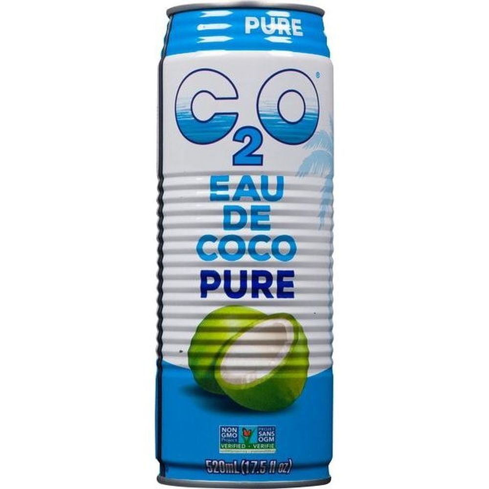 C2o Eau De Coco Pure, 520 Ml -- 12 Par Boîte
