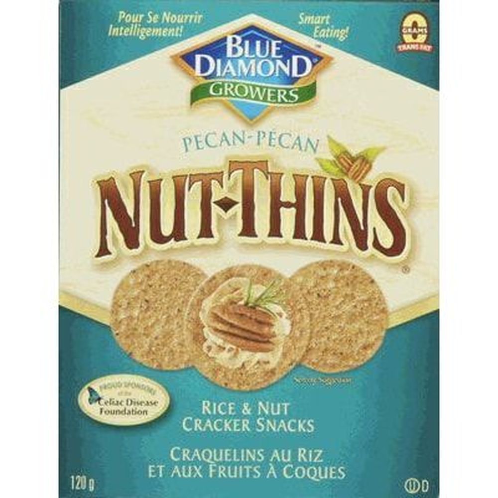 Blue Diamond Craquelins De Riz Aux Noix De Pécan, 120,5 G – 12 Par Boîte