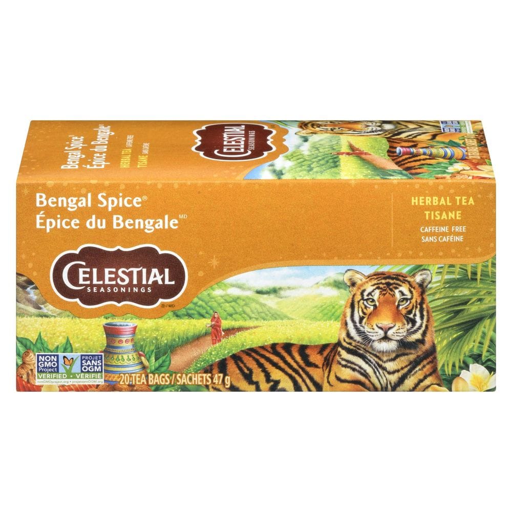 Celestial Seasonings Bengal Spice Caffeine Free Herbal Tea Bags, 20 Count