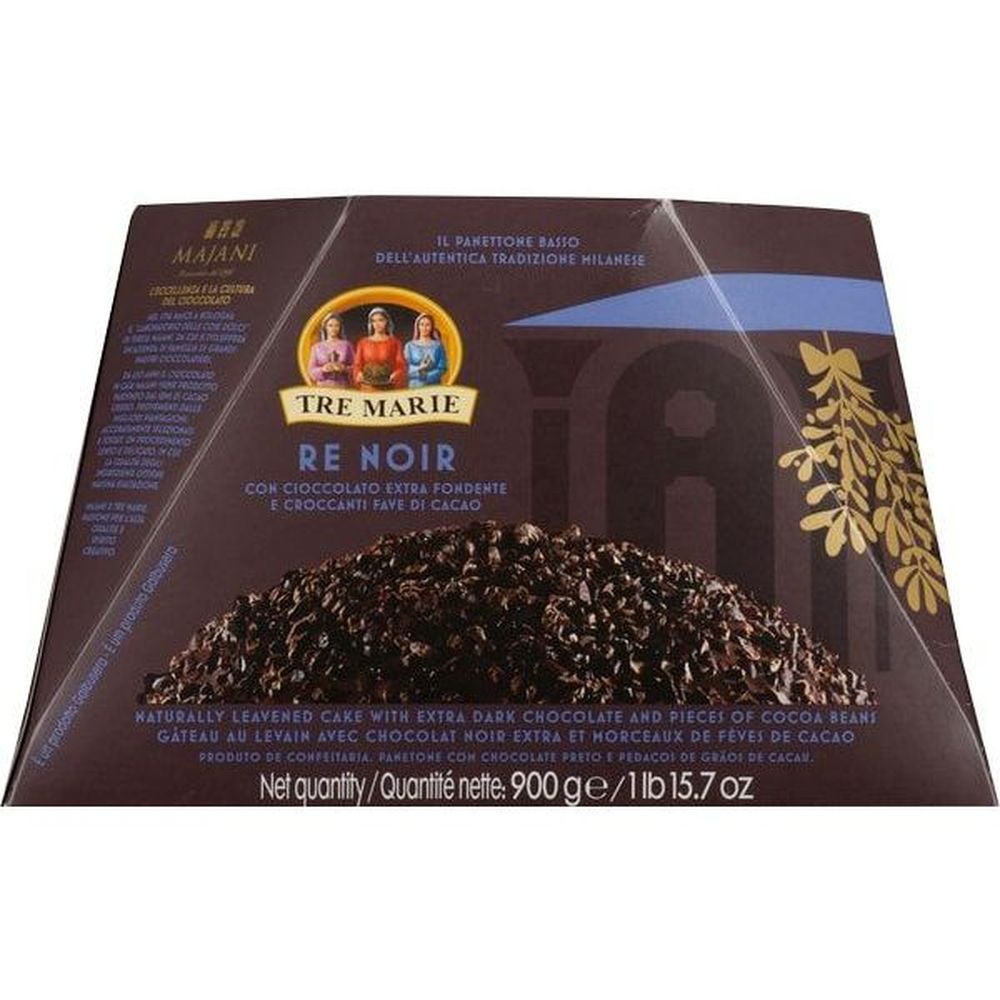 Tre Marie Chocolate Panettone Re Noir, 900 G -- 12 Per Case