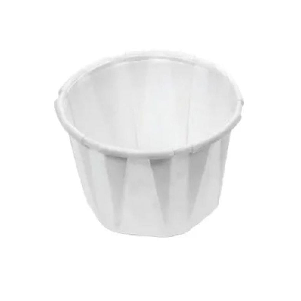 Genpak White Paper 1 Oz Portion Cup, 250 Count -- 20 Per Case