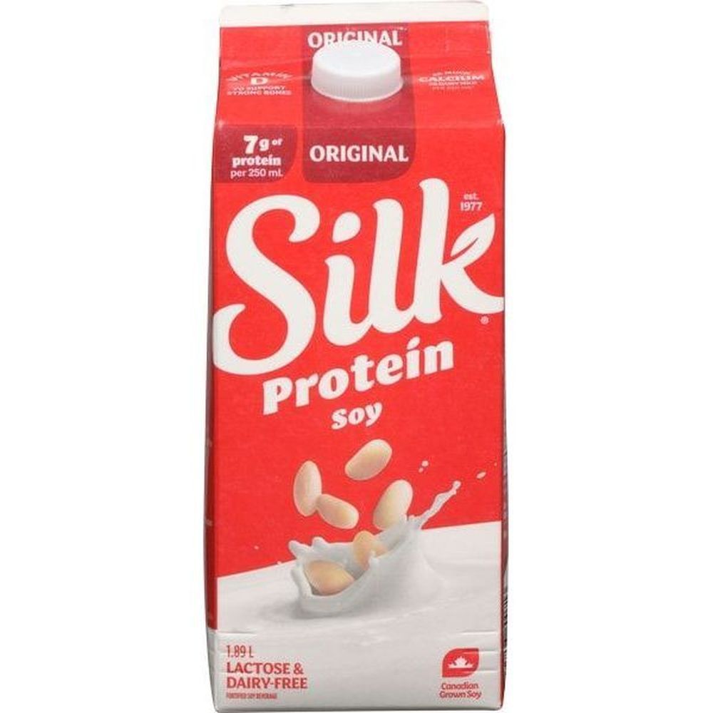 Silk Protein Original Soy Beverage, 1.89 L -- 6 Per Case