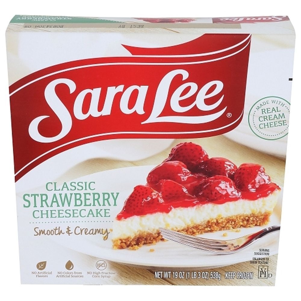 Sara Lee 7 Inch Original Strawberry Cream Cheesecake, 538.64 G -- 12 Per Case