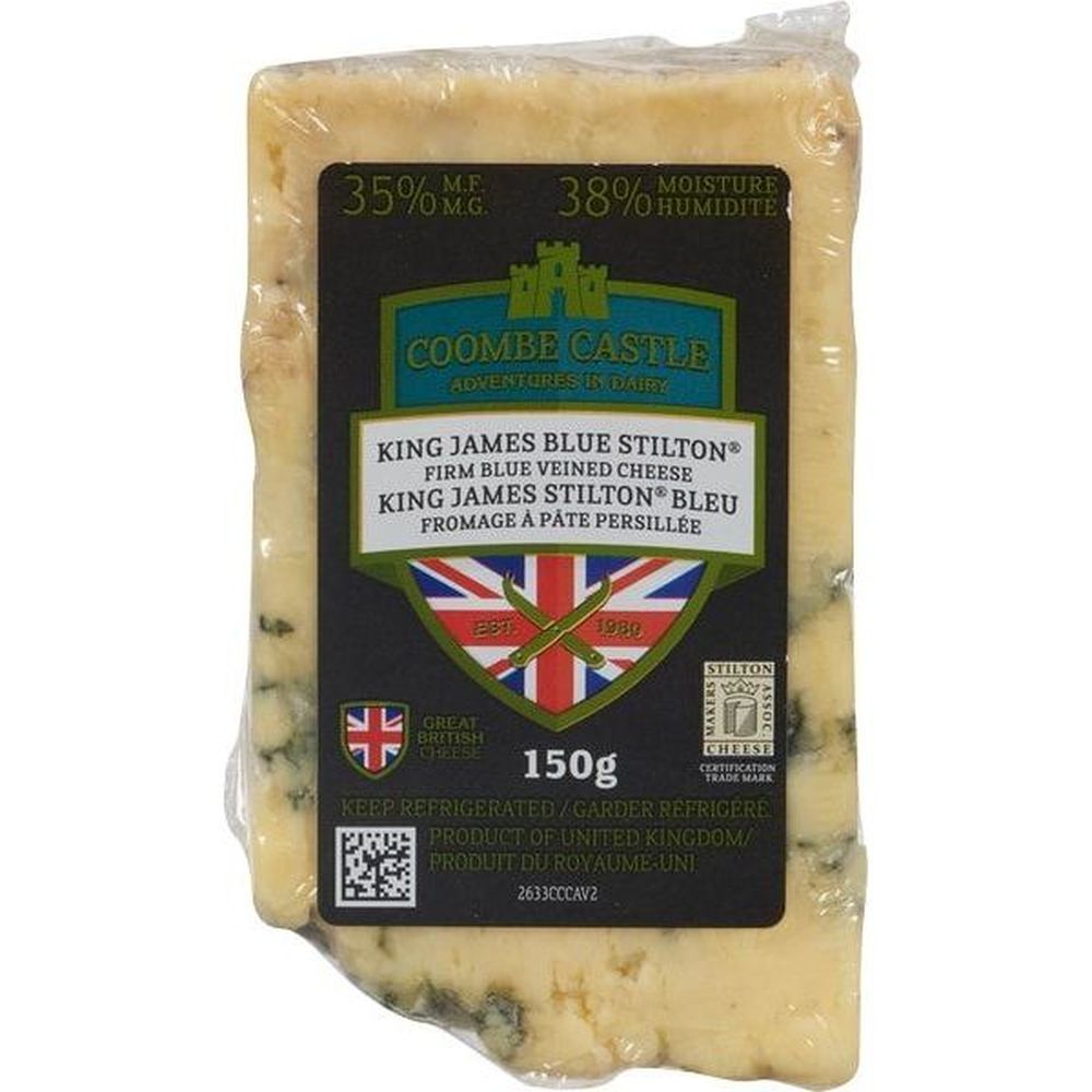 Coombe Castle Quartier De Fromage Stilton Bleu Royal, 150 G -- 12 Par Boîte