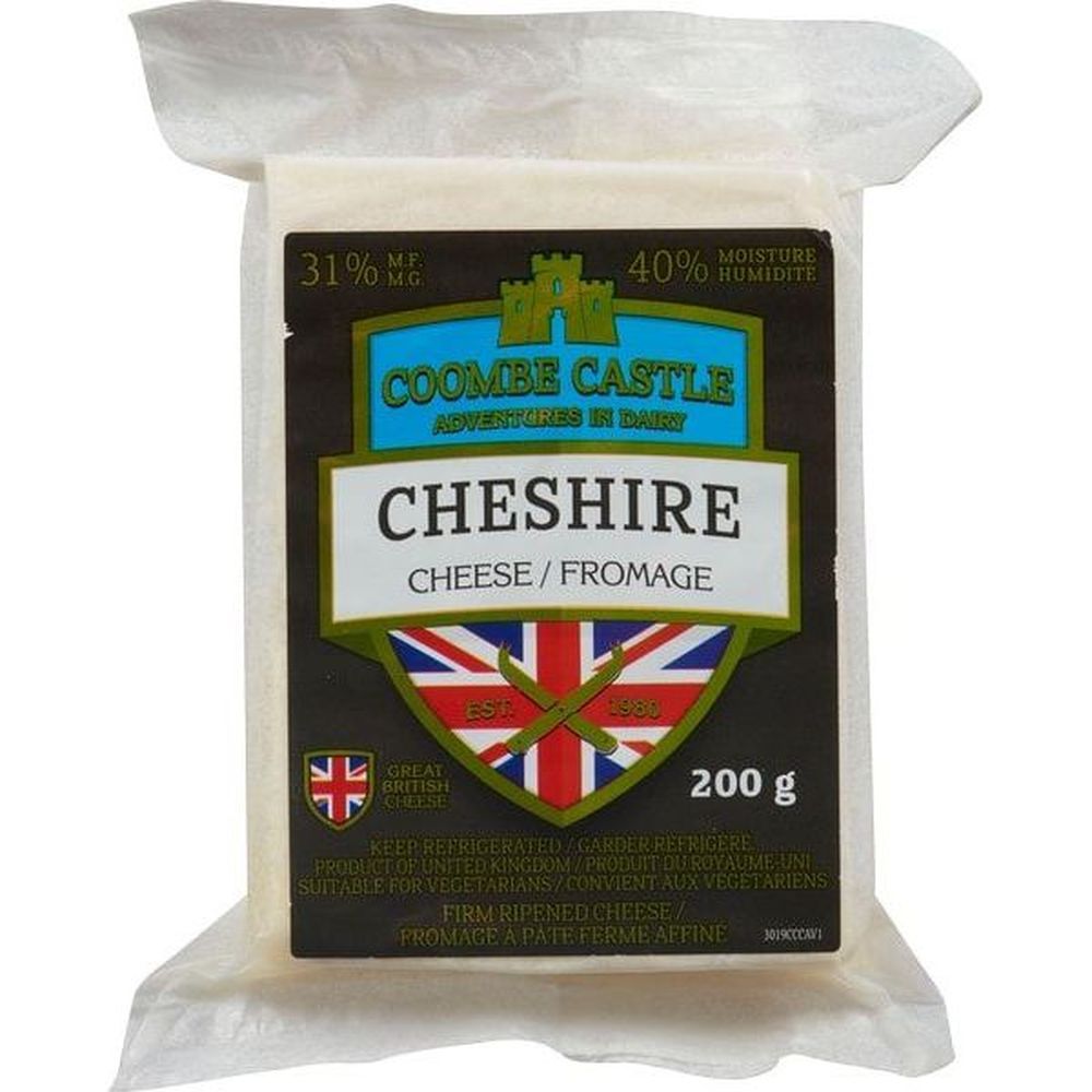 Coombe Castle Quartier De Fromage Cheshire, 200 G -- 12 Par Boîte