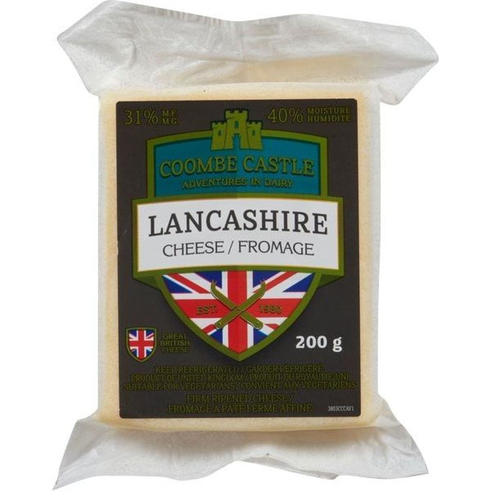 Coombe Castle Quartier De Fromage Lancashire, 200 G -- 12 Par Boîte