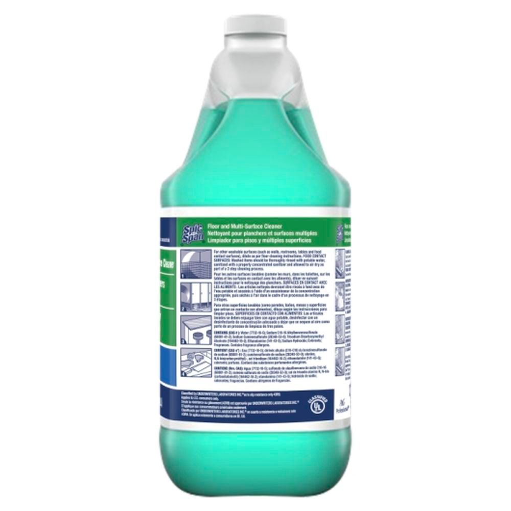 Spic And Span Nettoyant Concentré Liquide Pour Sols Et Surfaces Multiples, 3,79 L – 3 Unités Par Carton