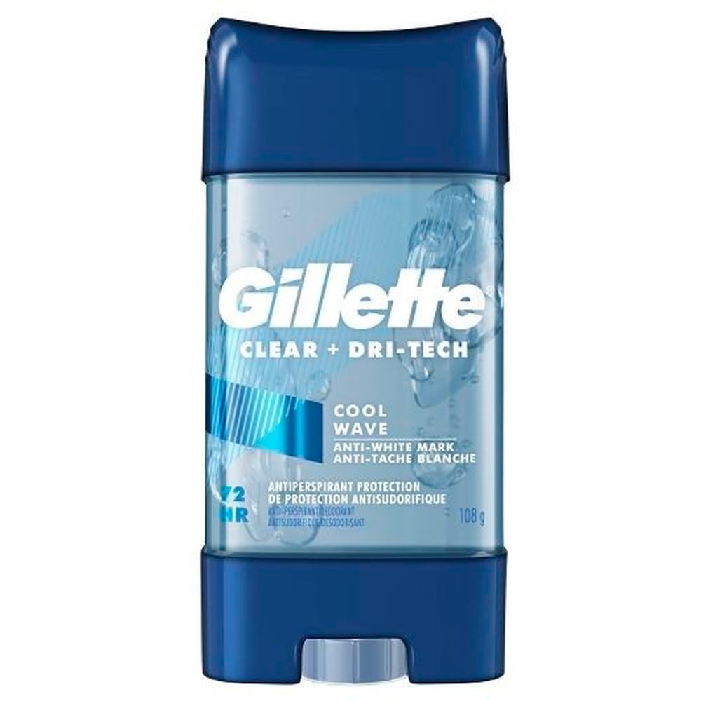 Gillette Cool Wave Clear Gel Stick, 108 G -- 12 Per Case