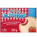 Peanut Butter and Strawberry Sandwich