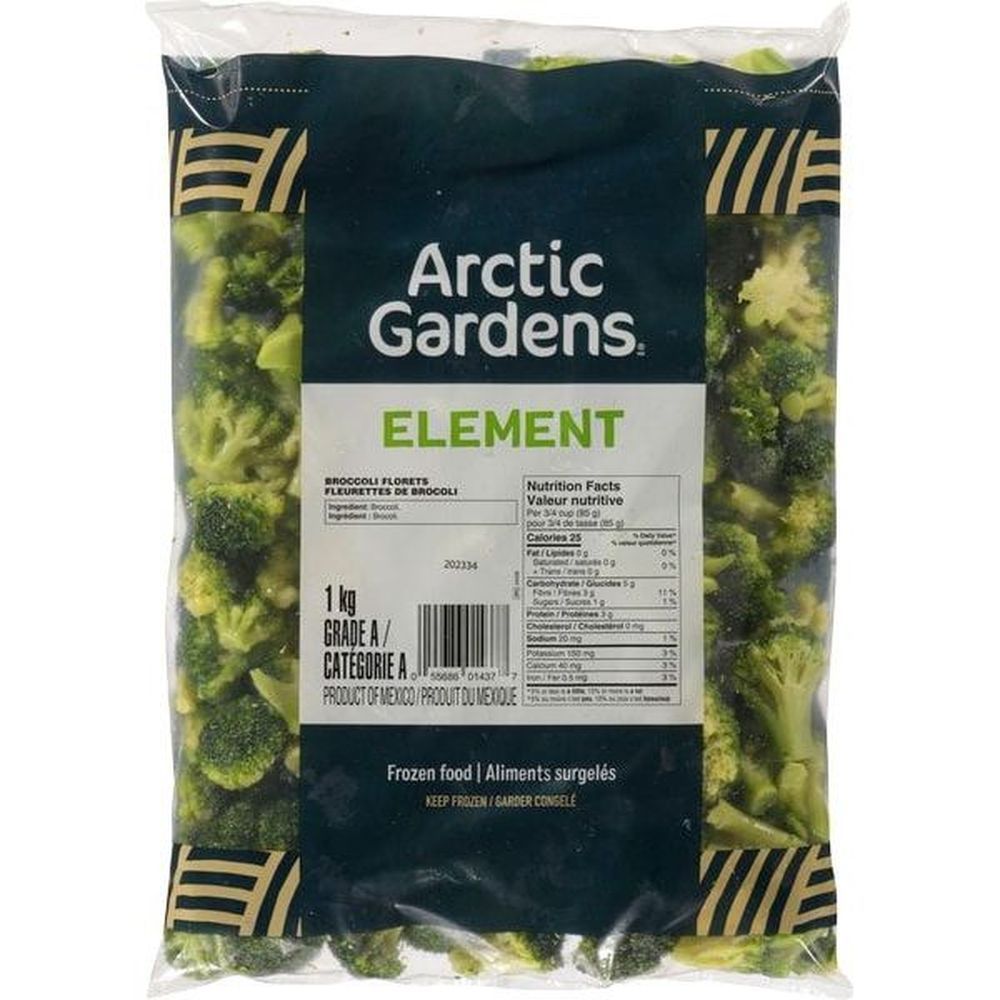 Arctic Gardens Broccoli Florets, 1 Kg -- 8 Per Case