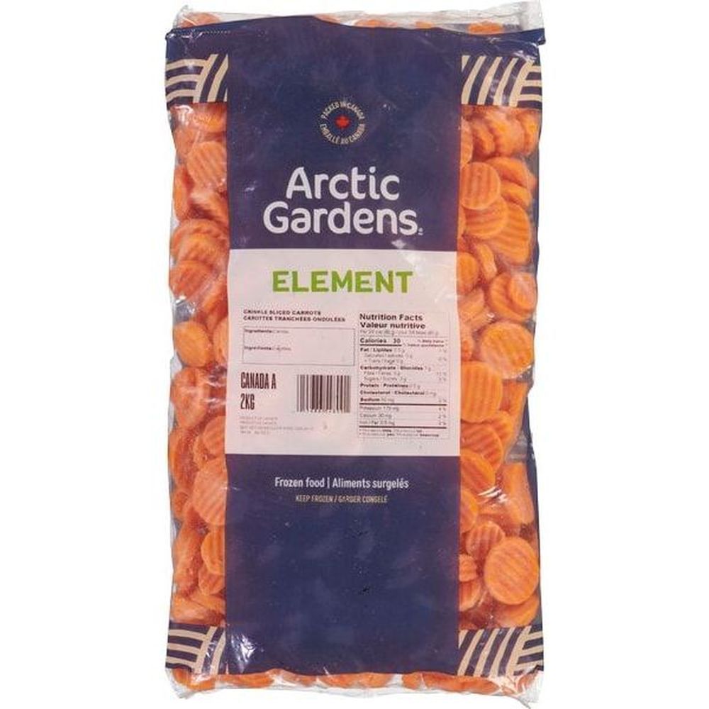 Arctic Gardens Crinkle Sliced Carrots, 2 Kg -- 6 Per Case