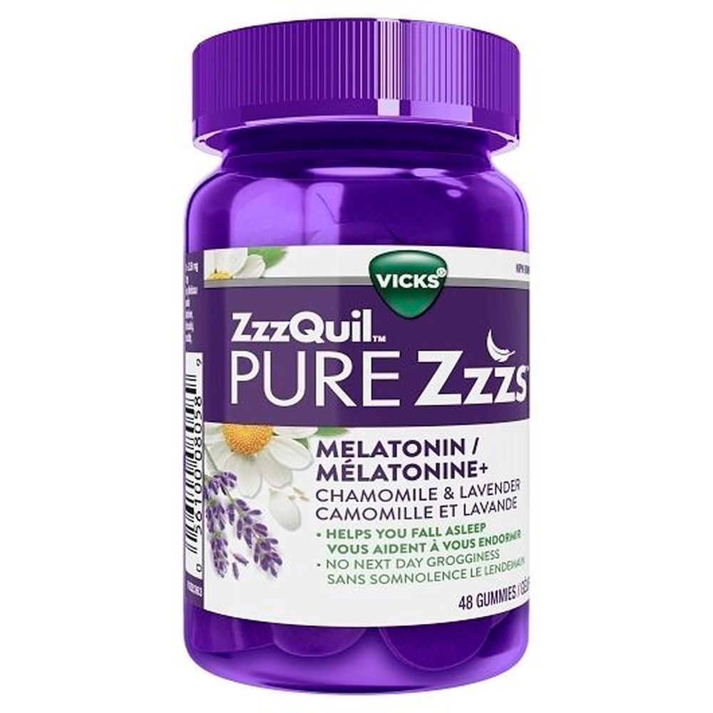 Zzzquil Pure Zzzs Melatonin Sleep Aid Gummies, 48 Count -- 12 Per Case