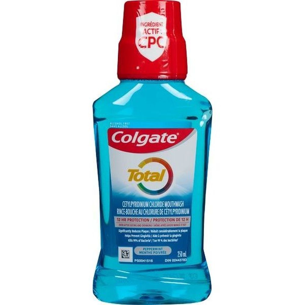 Colgate Peppermint Mouthwash, 250 Ml -- 6 Per Case