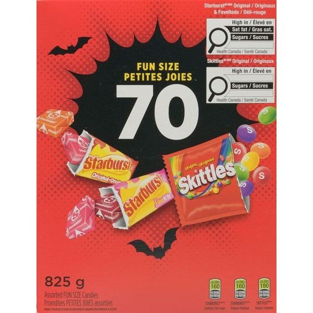 Mixed Skittles And Starburst Chewy Candy, 18 Count