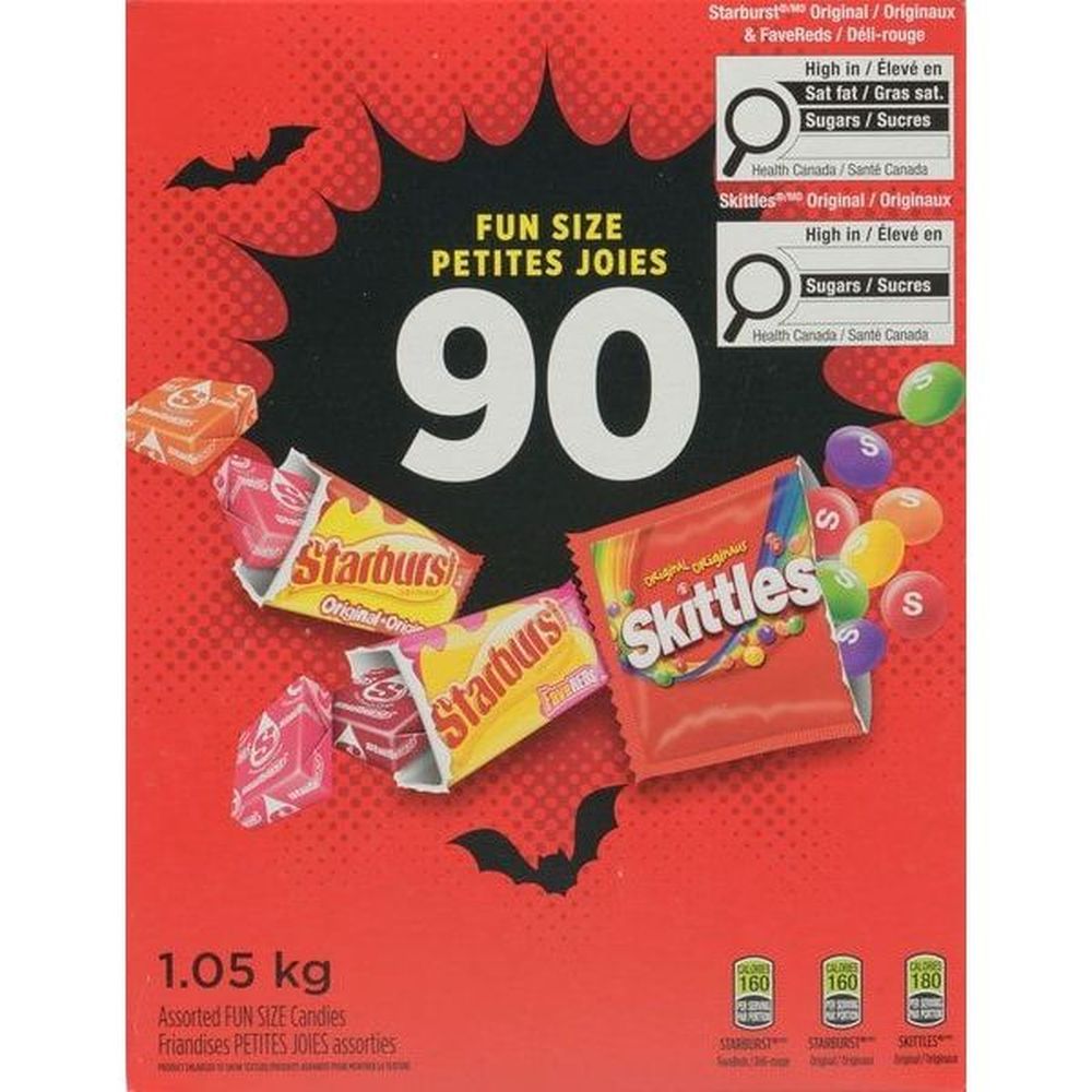 Mixed Skittles And Starburst Chewy Candy, 12 Count