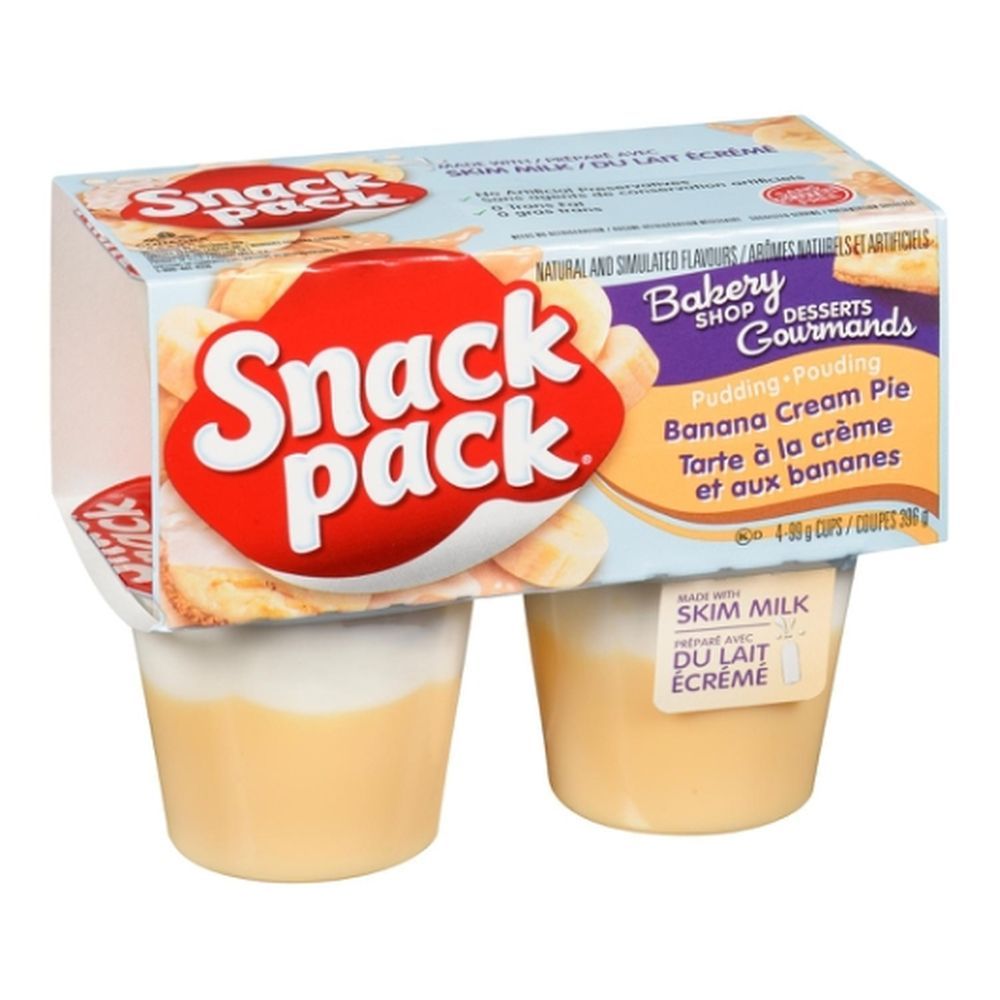 Snack Pack Banana Cream Pie, 99 G -- 48 Per Case