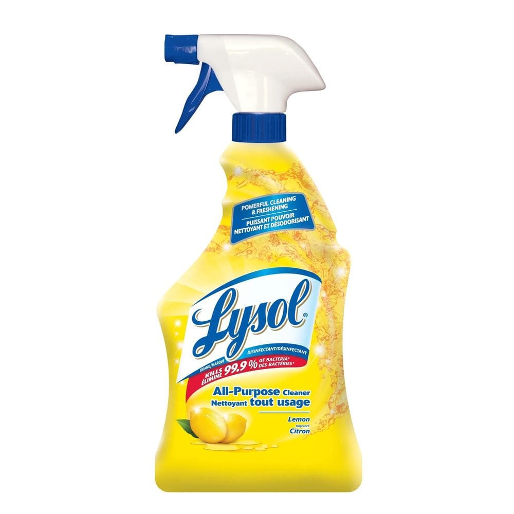 Lysol Lemon All-purpose Cleaner, 650 Ml -- 12 Per Case