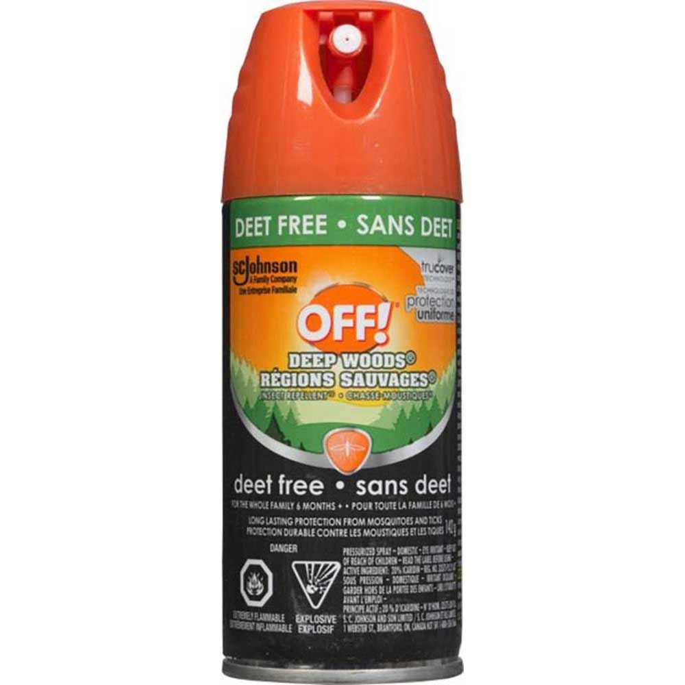 Off! Deep Woods Deet-free Aerosol Insect Repellent, 142 G -- 12 Per Case